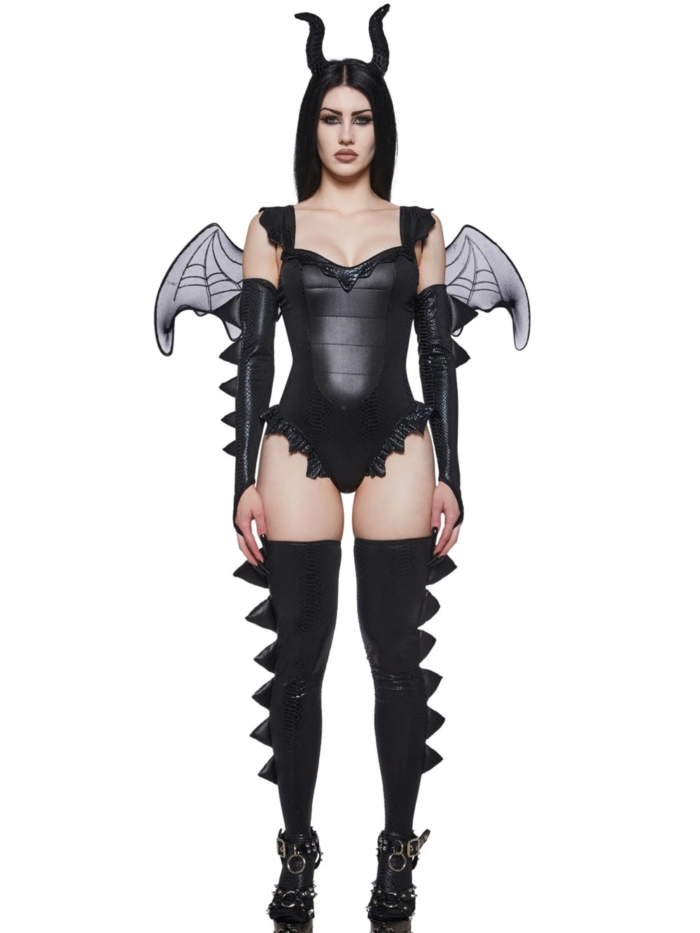 Dolls Kill Black Fire Breathing Dragon Custume